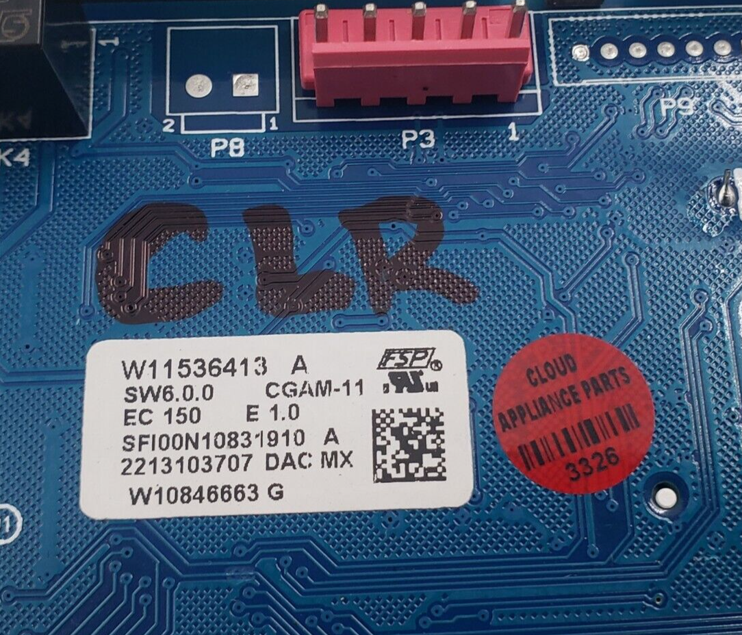 Genuine Whirlpool Oven Control Board W11536413 Same Day Ship & *60 Days Warranty