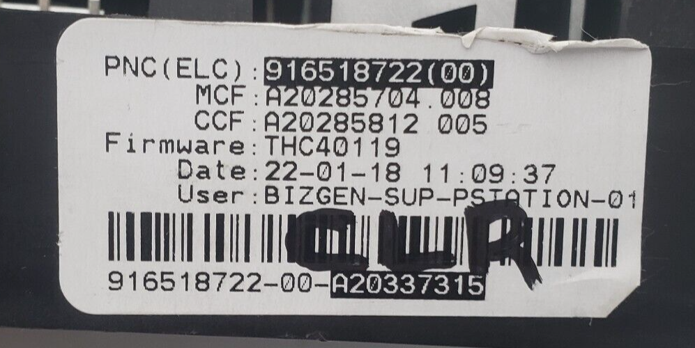New Electrolux Dryer Control Board 916518722 **Same Day Ship & 60 Days Warranty*