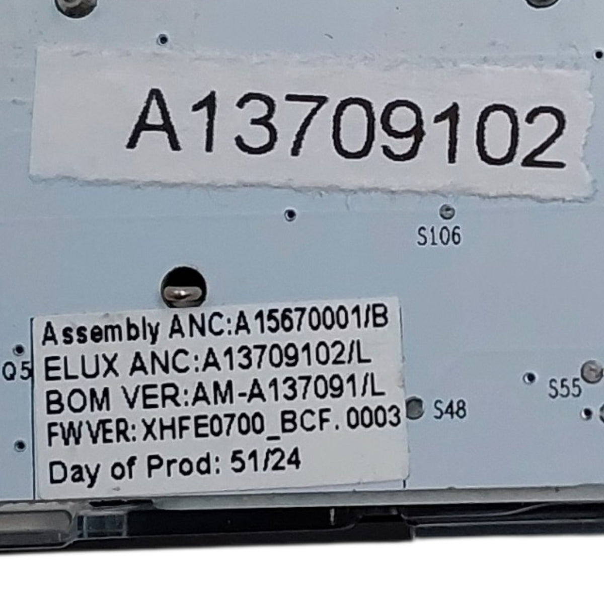 Frigidaire Genuine User Interface A13709102 Same Day Shipping & 60 Days Warranty