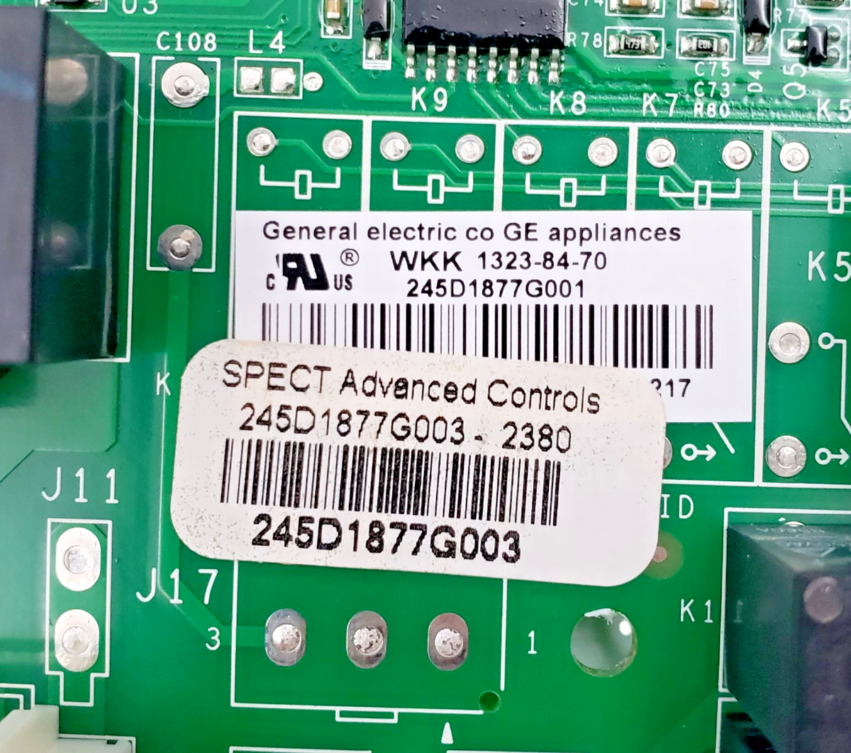 Genuine GE Fridge Control Board 245D1877G003 *Same Day Ship & 60 Days Warranty**