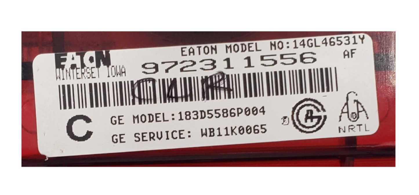 Genuine GE Range Control 183D5586P004 Board Same Day Shipping & 60 Days Warranty