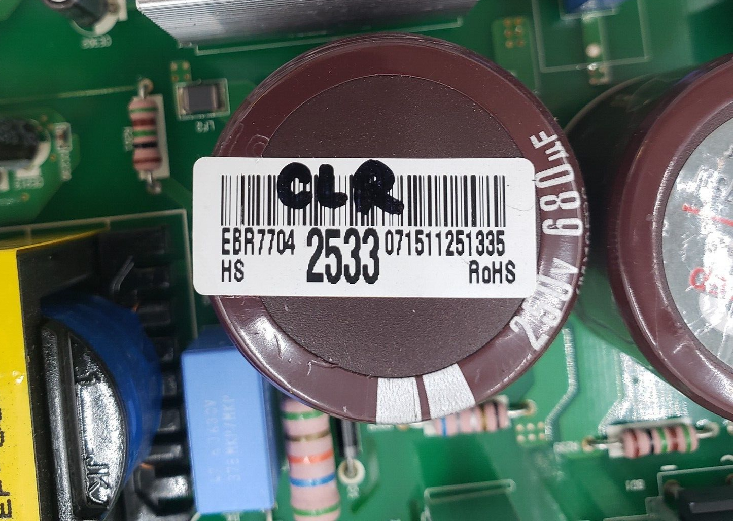 Genuine LG Refrigerator Control EBR77042533 Same Day Shipping & 60 Days Warranty