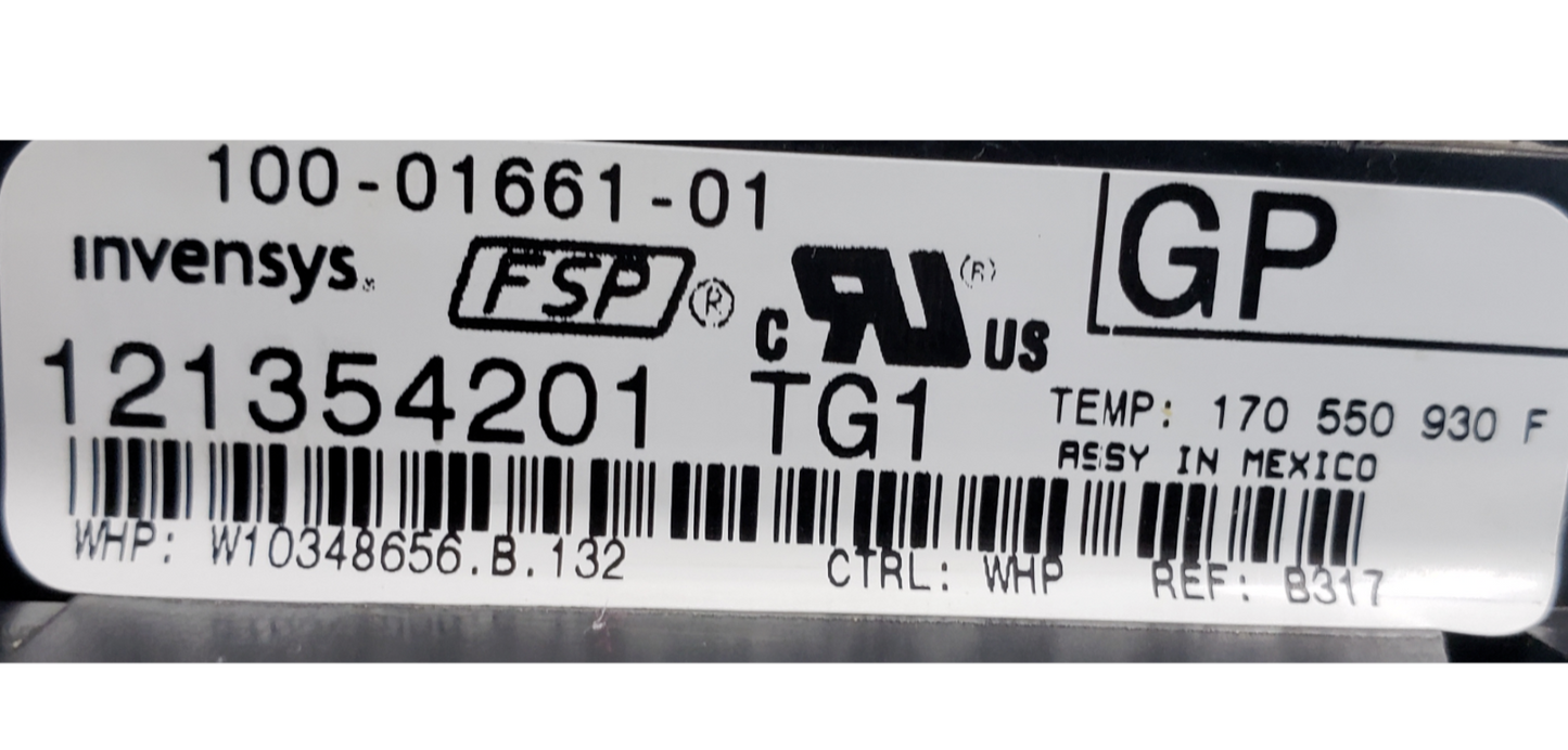 Genuine Whirlpool Range Control Boars W10348656 Same Day Ship & 60 Days Warranty