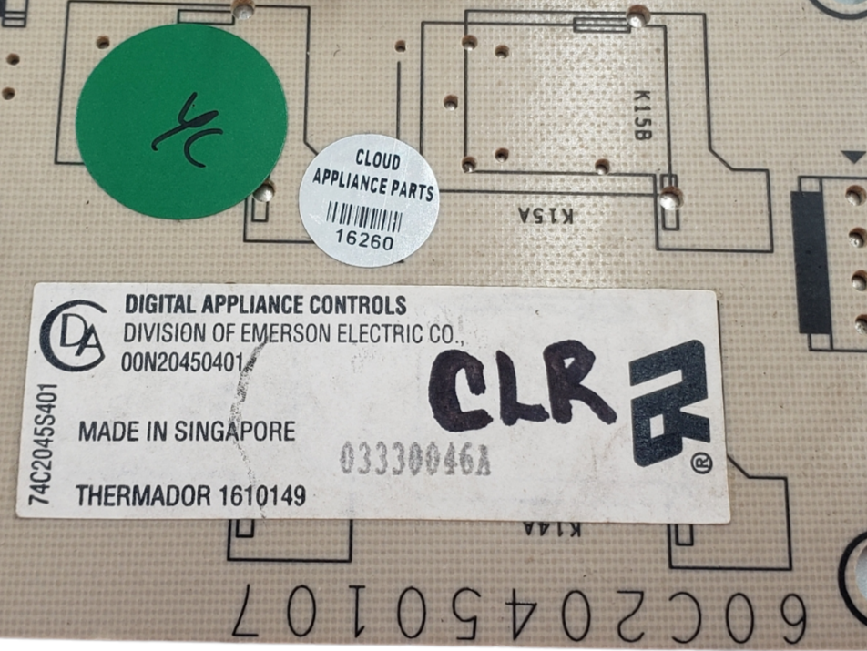 OEM Thermador Oven Control Board 00N20450401 **Same Day Ship & 60 Days Warranty*