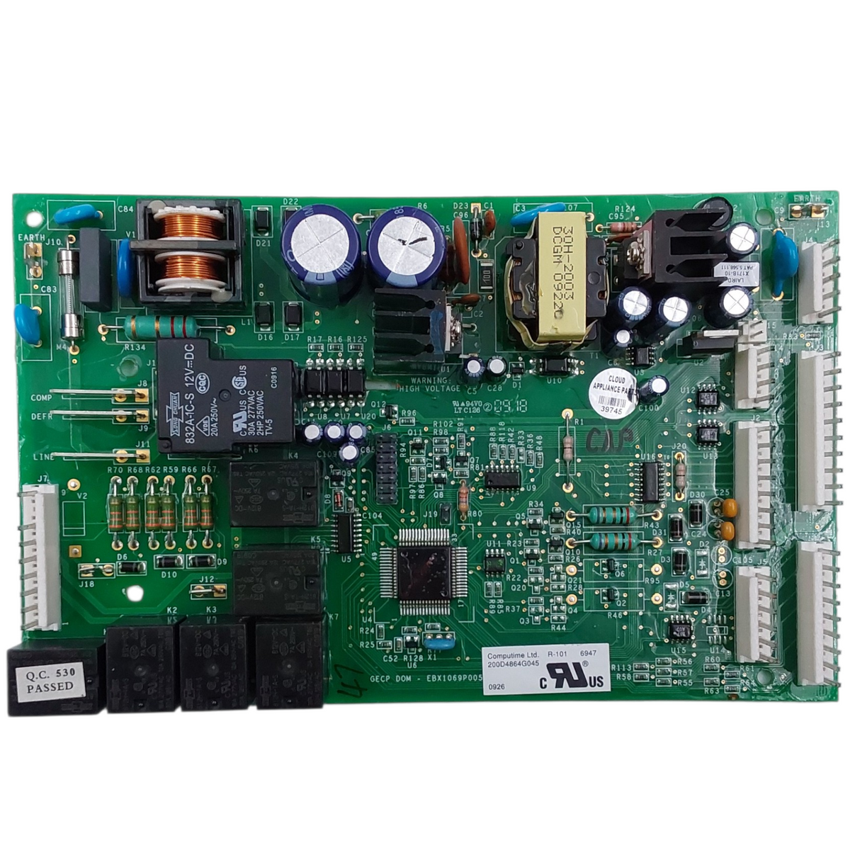 GE Genuine Fridge Control Board 200D486G045 Same Day Shipping & 60 Days Warranty