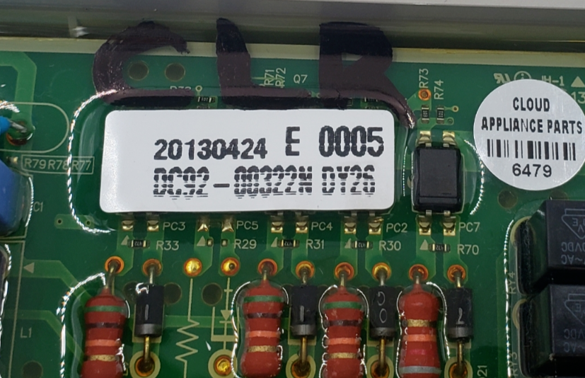 Genuine Samsung Dryer Control Board DC92-00322N Same Day Ship & 60 Days Warranty