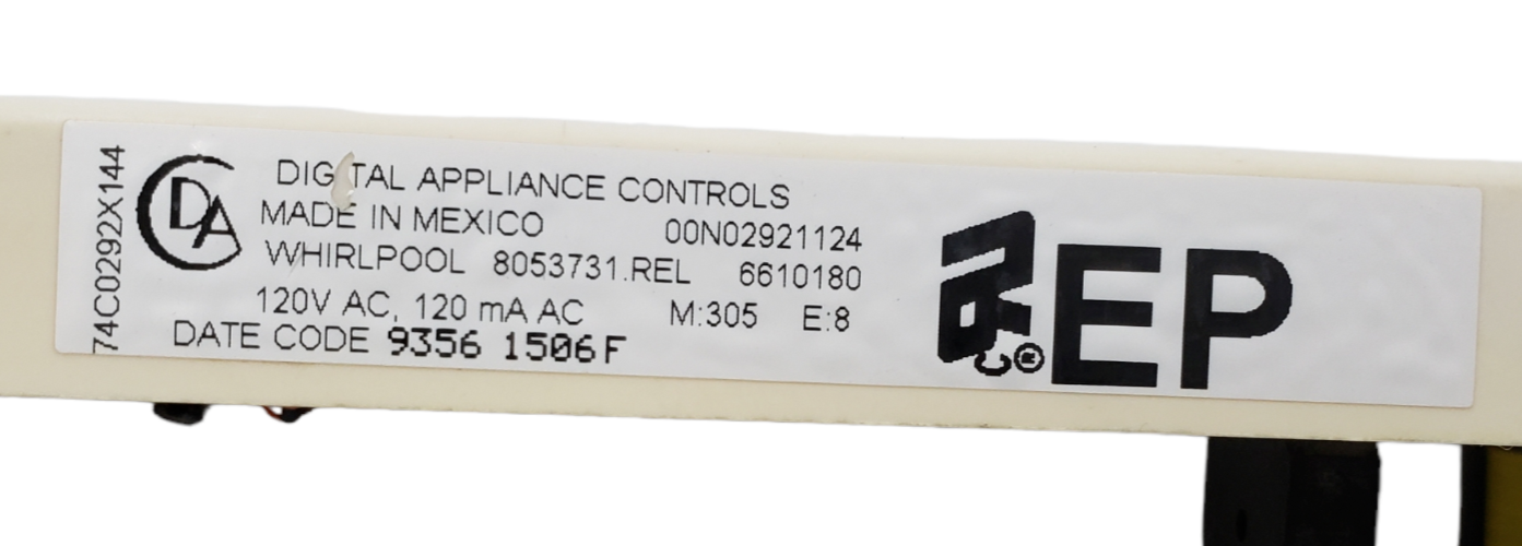 Genuine Whirlpool Oven Control Board 8053731 Same Day Ship & **60 Days Warranty*