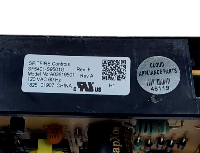 Genuine Frigidaire Oven Control Board A03619501 Same Day Ship & 60 Days Warranty