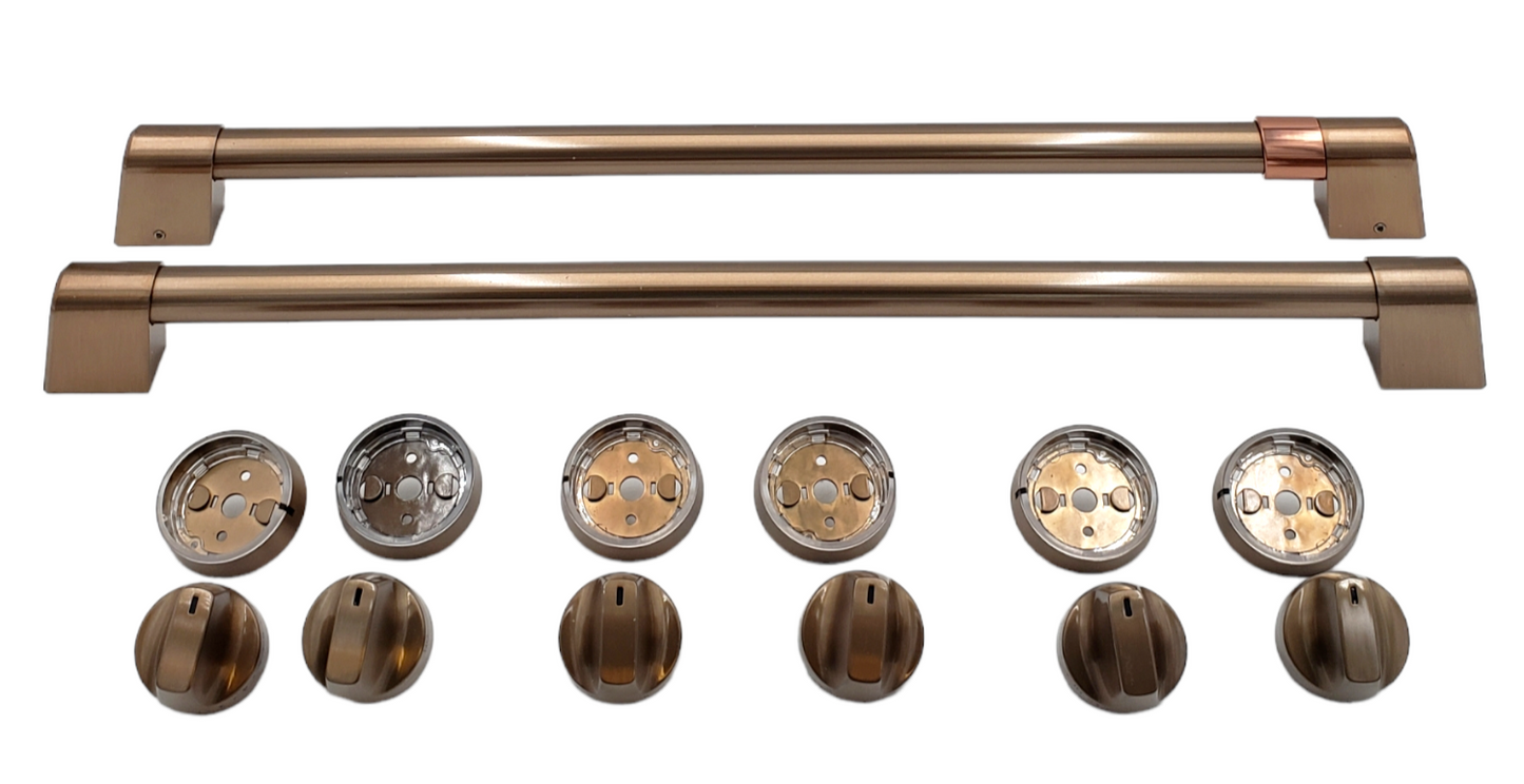 New Café French Knob And Handle Kit CXFCEHKPMBZ Same Day Ship & 60 Days Warranty