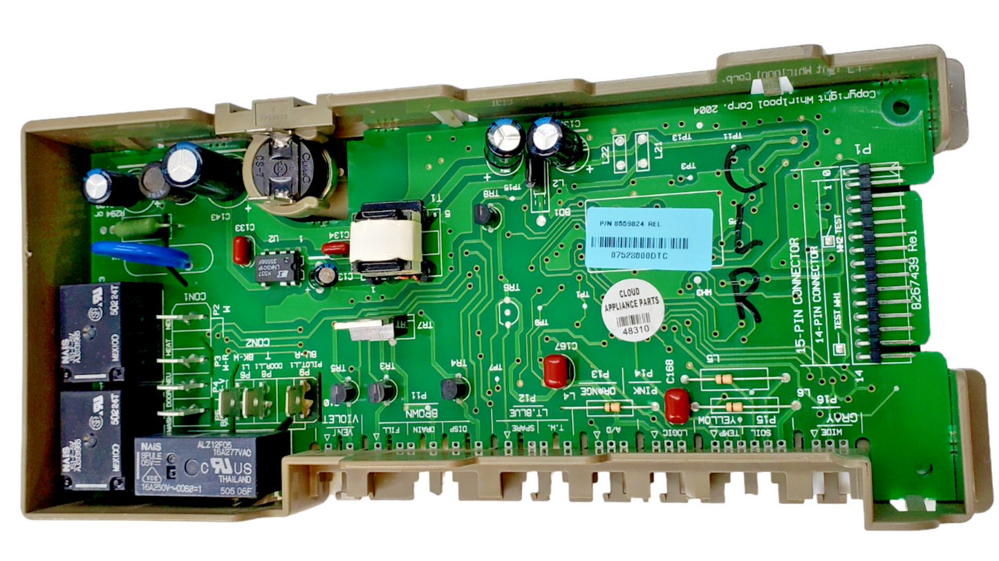 OEM Whirlpool Dishwasher Control Board 8559824 Same Day Ship & 60 Days Warranty*