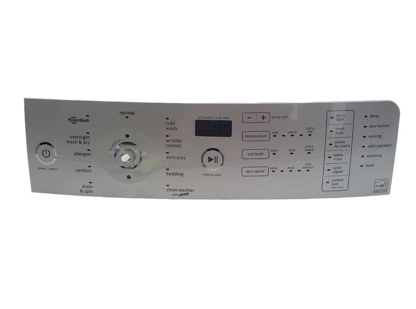 Genuine Whirlpool Washer Control PanelW10575706 Same Day Ship & 60 Days Warranty