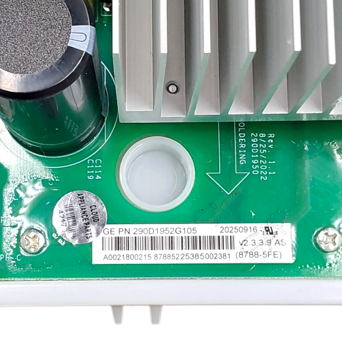 GE Genuine Washer Control Board 290D1952G105  *Same Day Ship & 60 Days Warranty*