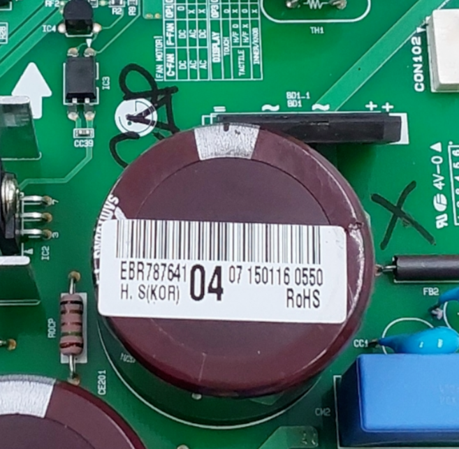 Genuine LG Fridge Control Board EBR78764104 Same Day Shipping & 60 Days Warranty