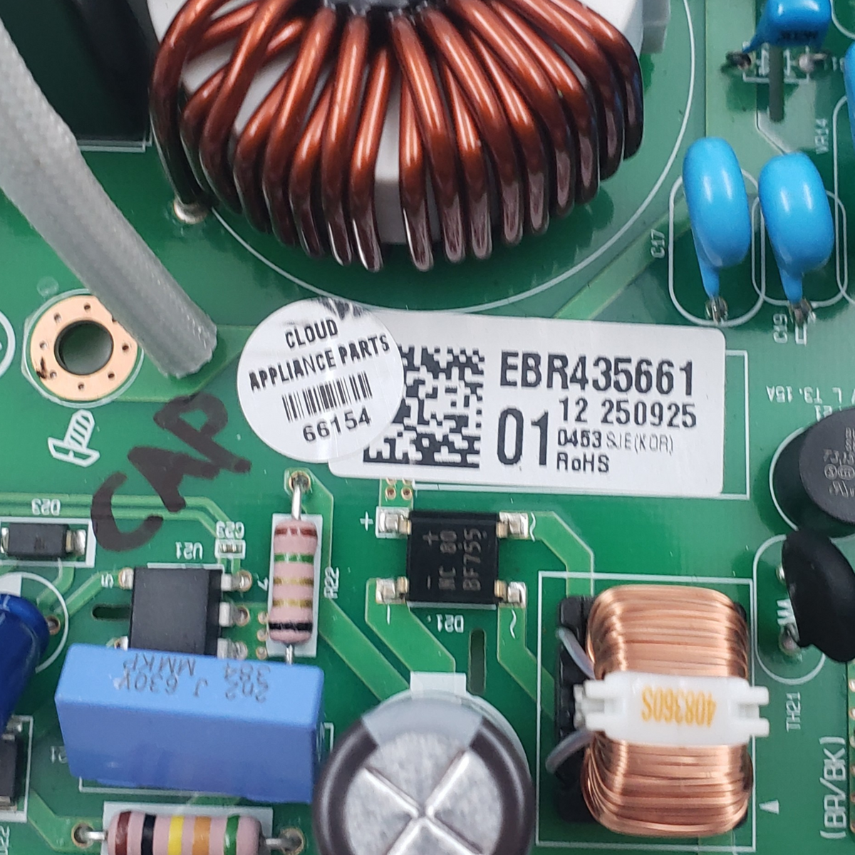LG New Range Control Board EBR43566101  **Same Day Shipping & 60 Days Warranty**
