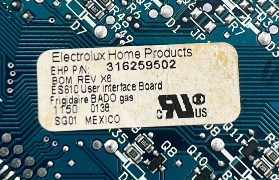 Genuine Frigidaire Range Control 316259502 Same Day Shipping & 60 Days Warranty*
