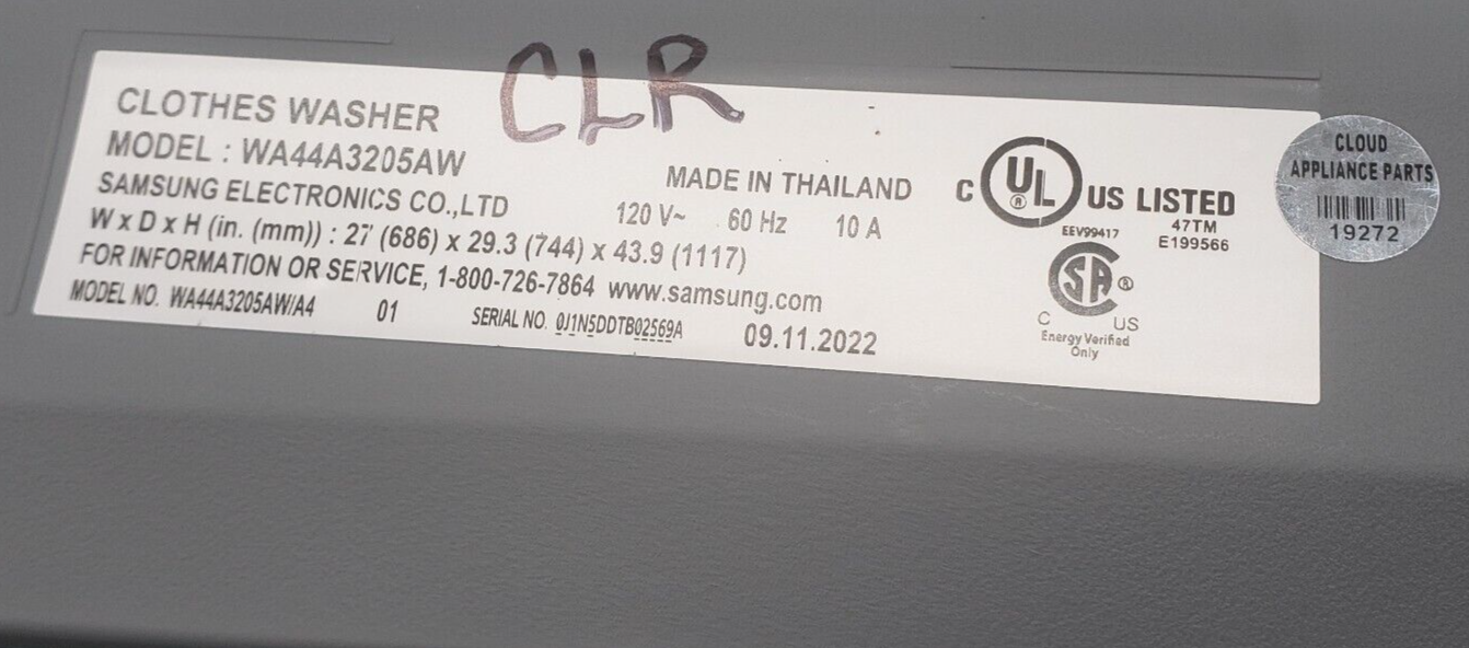 New OEM Samsung Washer Lid Assembly DC97-22955C Same Day Ship & 60 Days Warranty