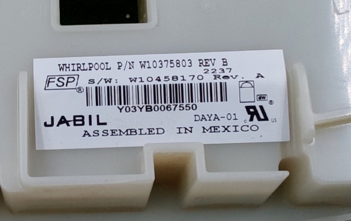 Genuine Whirlpool Dishwasher Board W10375803 *Same Day Ship & 60 Days Warranty**