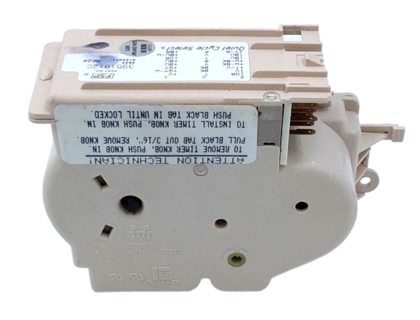 Genuine Whirlpool Washer Machine Timer 3951912 Same Day Ship & 60 Days Warranty*