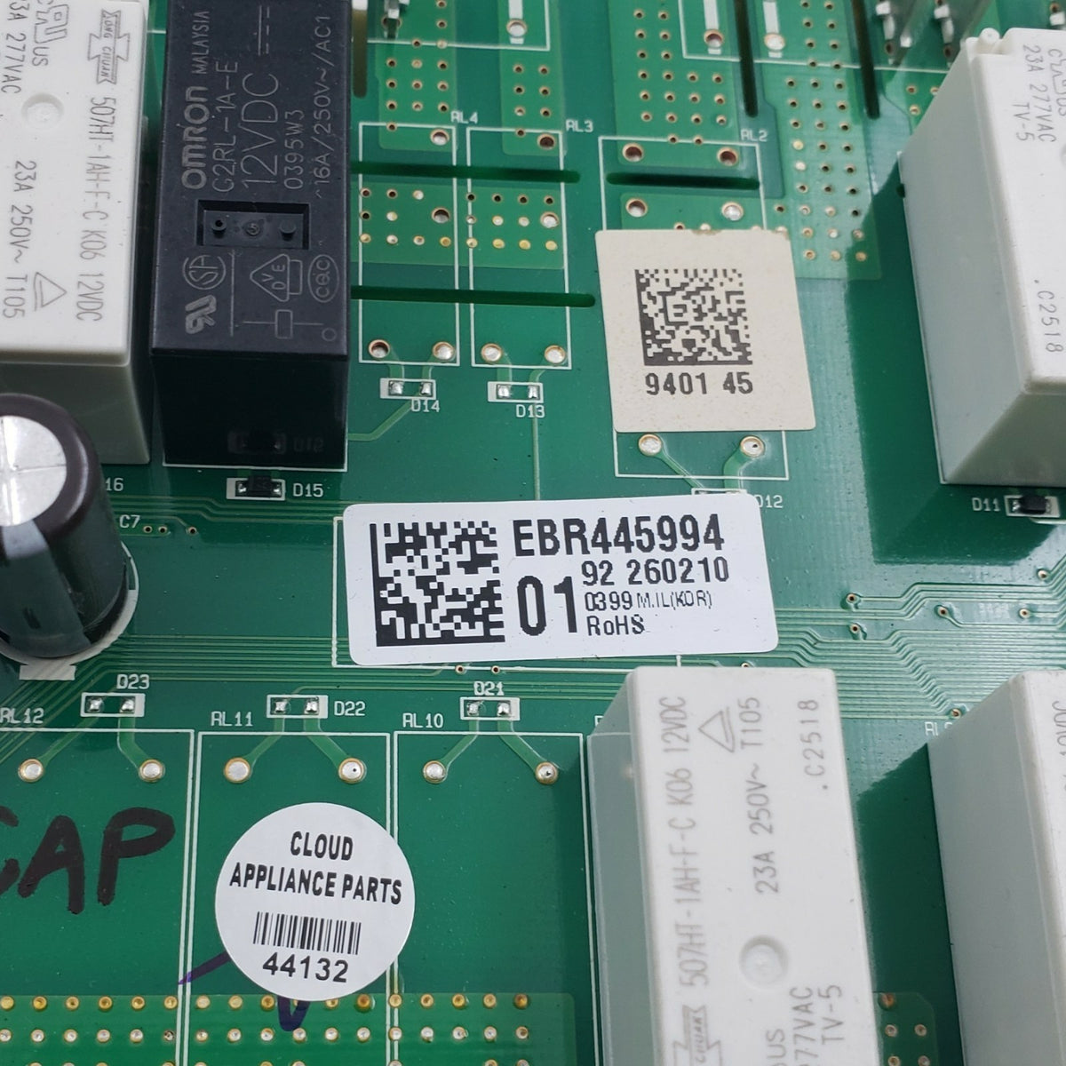 LG New Range Control Board EBR44599401 ***Same Day Shipping & 60 Days Warranty**