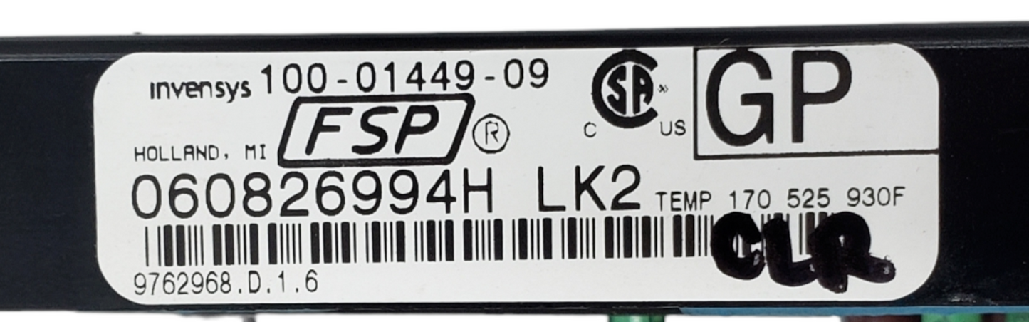 Genuine Whirlpool Range Control Board 9762968 *Same Day Ship & 60 Days Warranty*