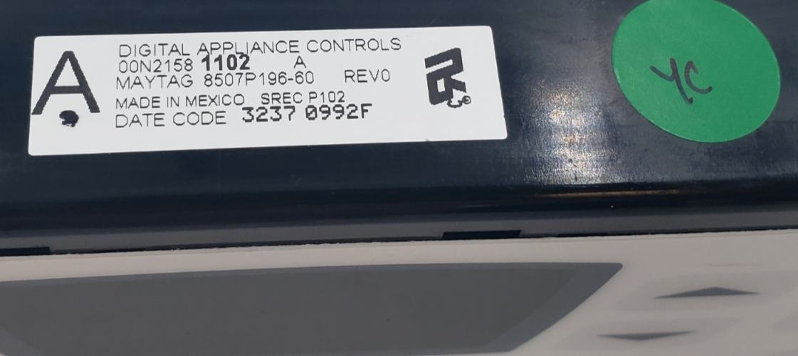Genuine Maytag Range Control 8507P196-60 Same Day Shipping & 60 *Days Warranty**