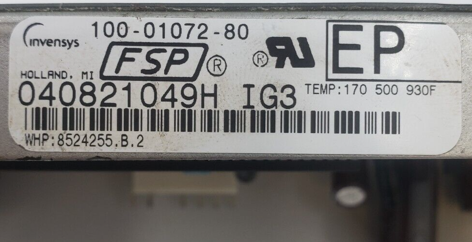 Genuine Whirlpool  Oven Control Board 8524255 Same Day Ship & *60 Days Warranty*