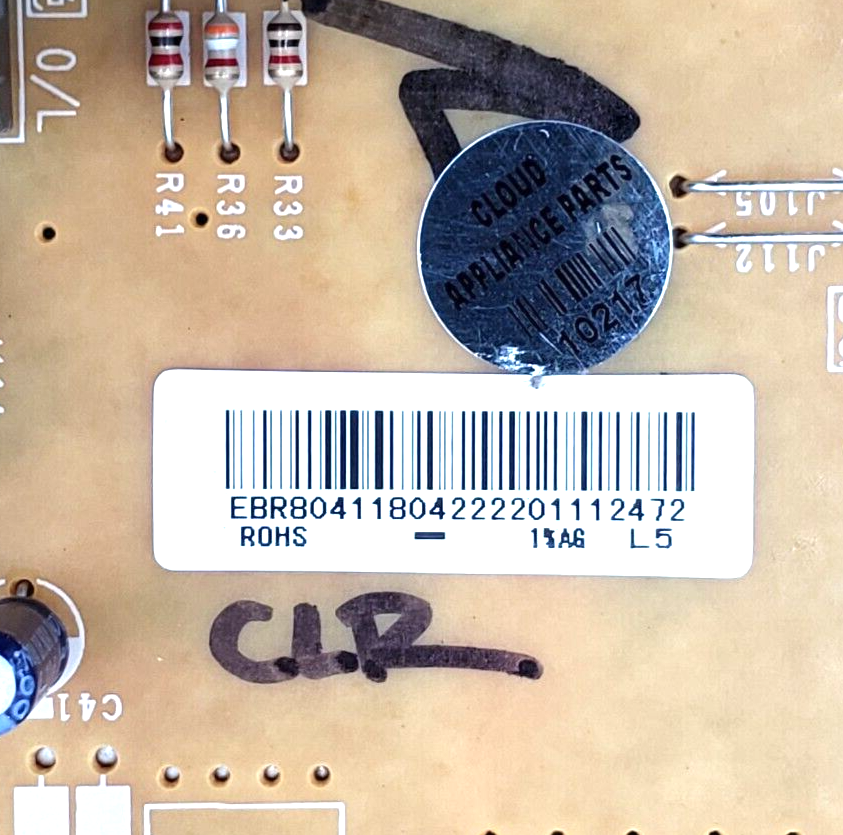 Genuine GE Microwave Control Panel EBR80411804 Same Day Ship & 60 Days Warranty*