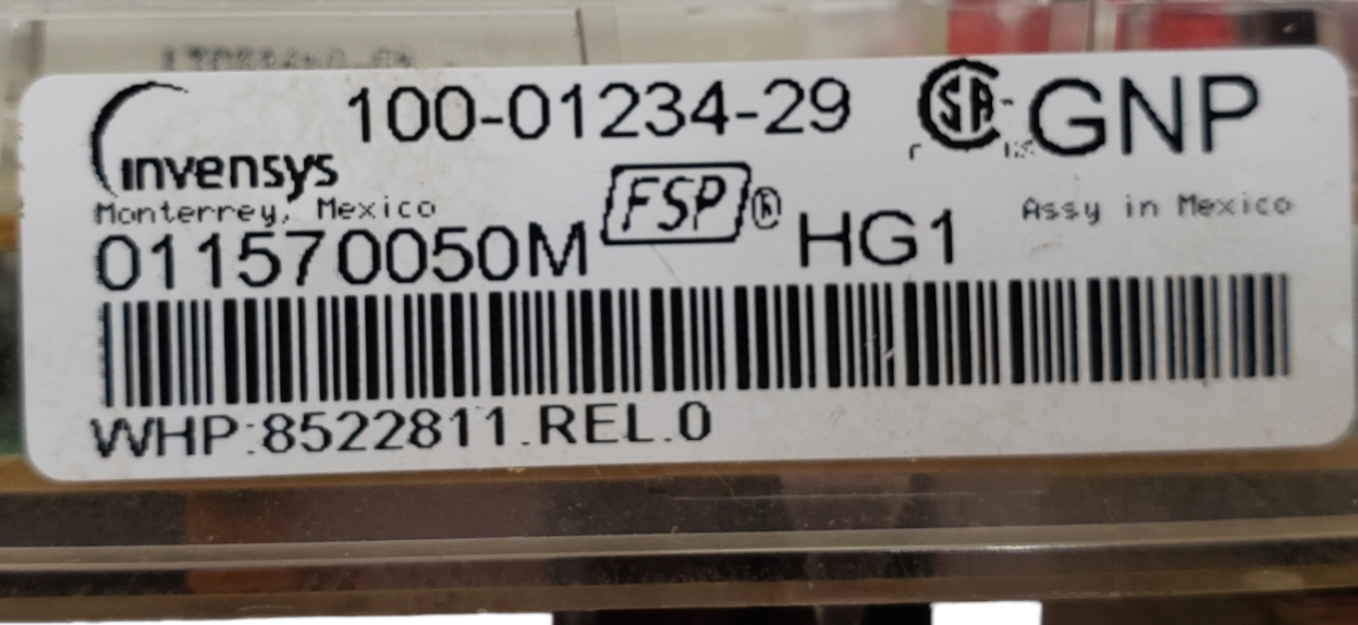 Genuine Whirlpool Oven Control Board 8522811 **Same Day Ship & 60 Days Warranty*