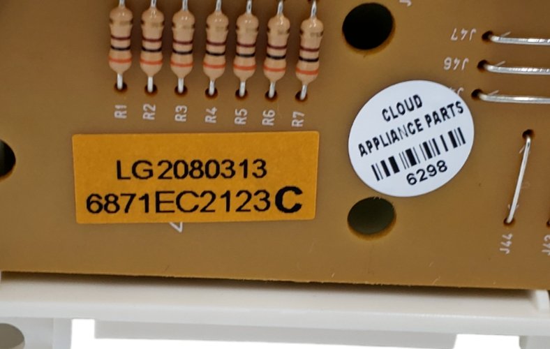 Genuine LG Washer Control Board 6871EC2123C Same Day Shipping & 60 Days Warranty