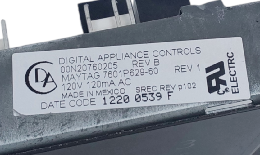 Genuine Maytag Range Control Board 7601P629-60 Same Day Ship & 60 Days Warranty*