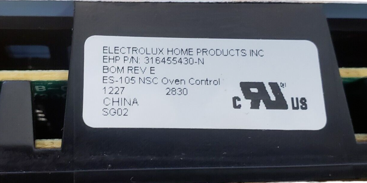Genuine Frigidaire Oven Control Board 316455430 Same Day Ship & 60 Days Warranty