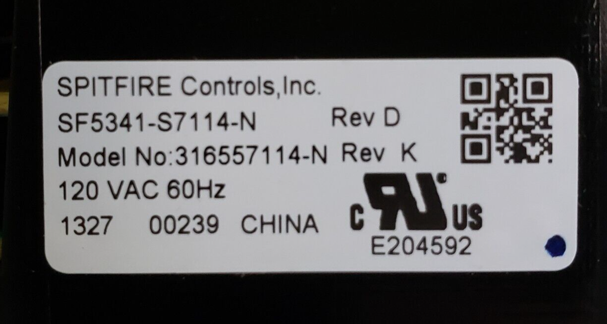 Genuine Frigidaire Range Control Board 316557114 Same Day Ship & 60 Day Warranty