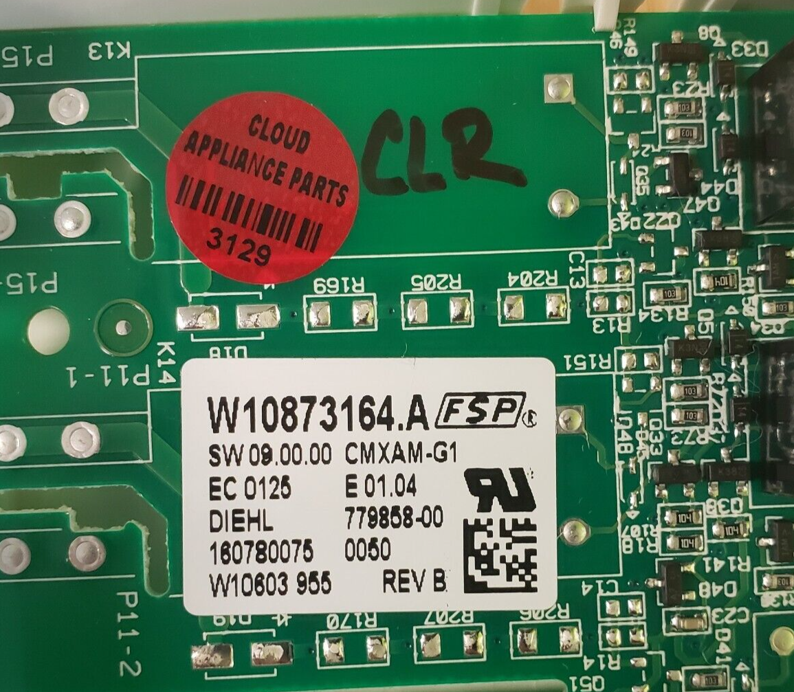 Genuine Whirlpool Range Control Board W10873164 Same Day Ship & 60 Days Warranty
