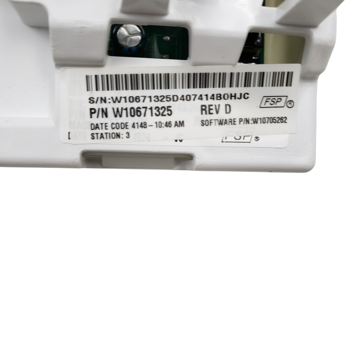 OEM Whirlpool Washer Control Board W10671325 **Same Day Ship & 60 Days Warranty*