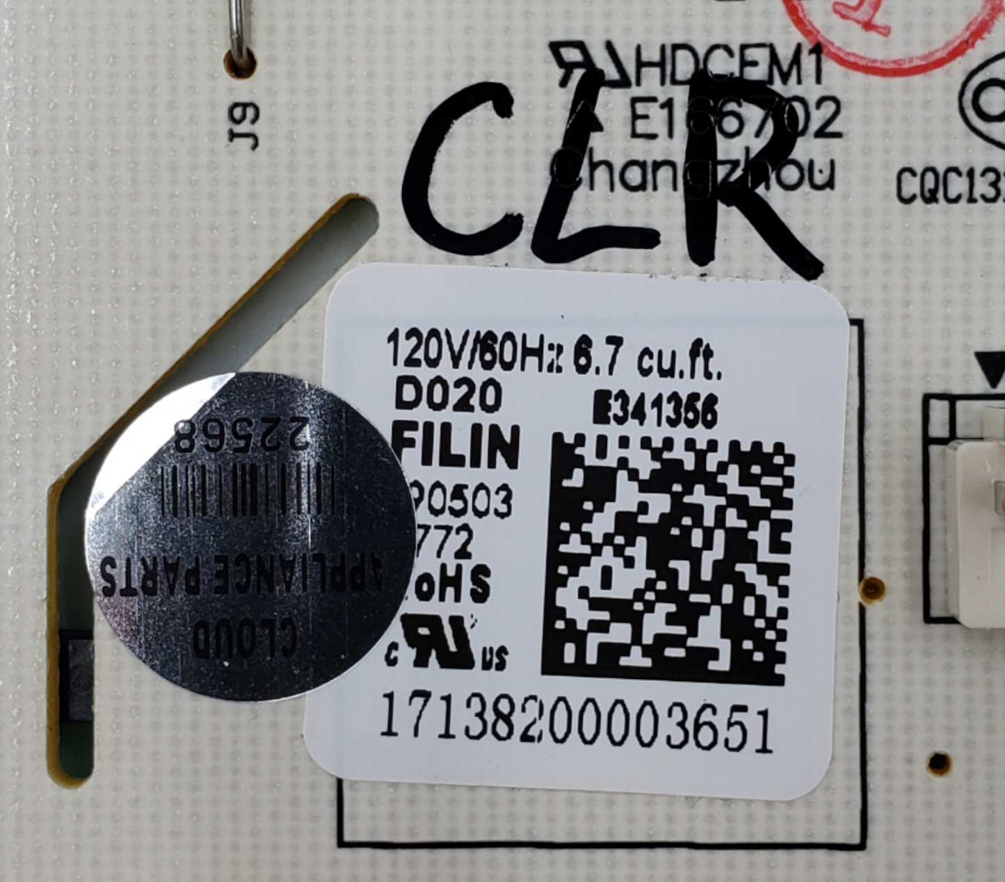 OEM Frigidaire Dryer C. Board 17138200003651 **Same Day Ship & 60 Days Warranty*