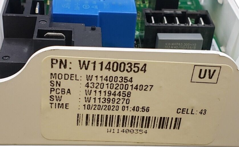 Genuine Whirlpool Dryer Control Board W11400354 Same Day Ship & 60 Days Warranty