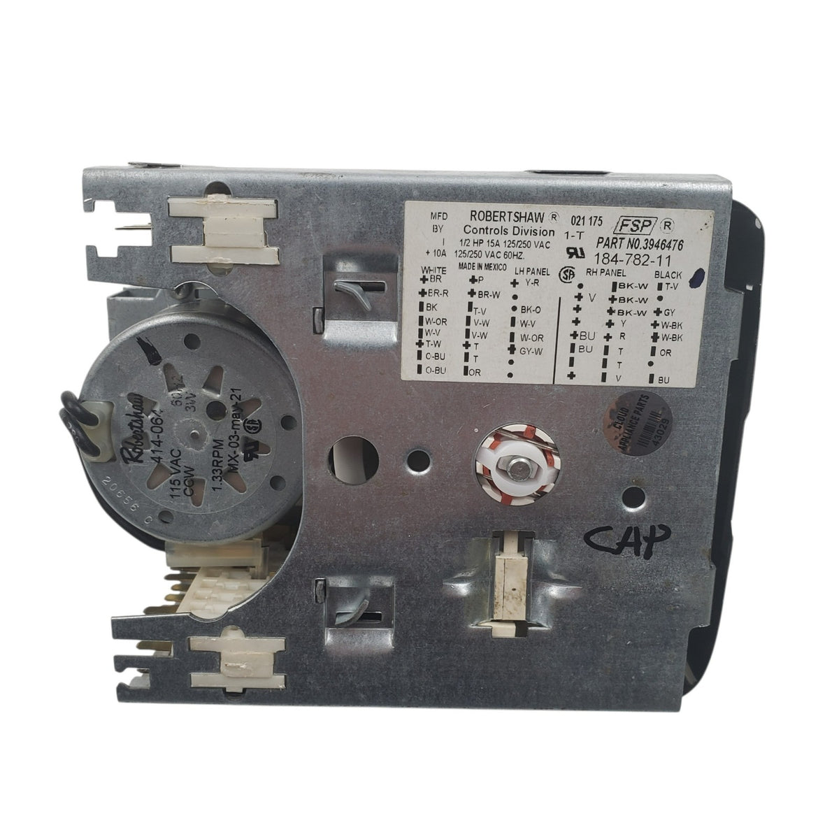 Whirlpool Genuine Washer Timer 3946476 ****Same Day Ship & 60 Days Warranty*****