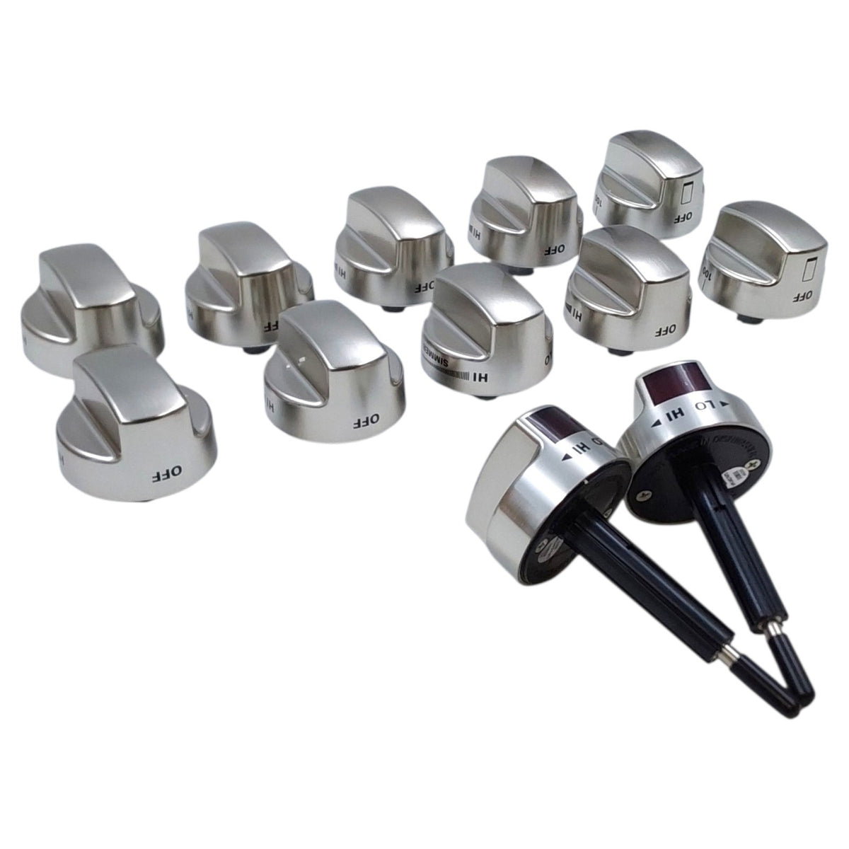 Wolf New Range Stainless Steel Knobs Kit 818034 Same Day Ship & 60 Days Warranty