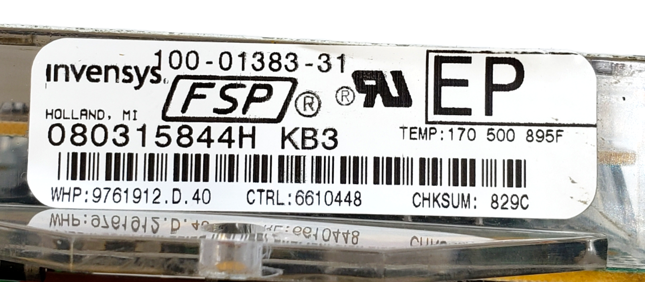 Genuine Whirlpool Range Control Board 9761912 *Same Day Ship & 60 Days Warranty*