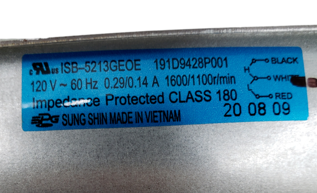 Genuine GE Range Oven Blower Fad WB26X29203 **Same Day Ship & 60 Days Warranty**