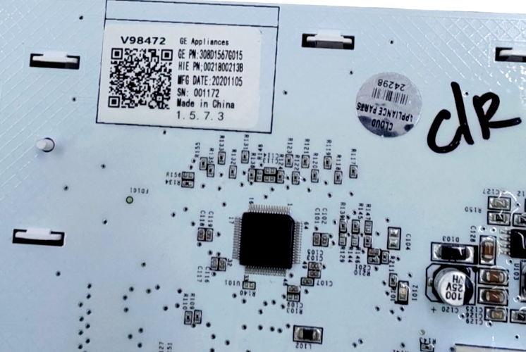 New GE Washer Control Board 308D1567G015 *Same Day Shipping & 60 Days Warranty**