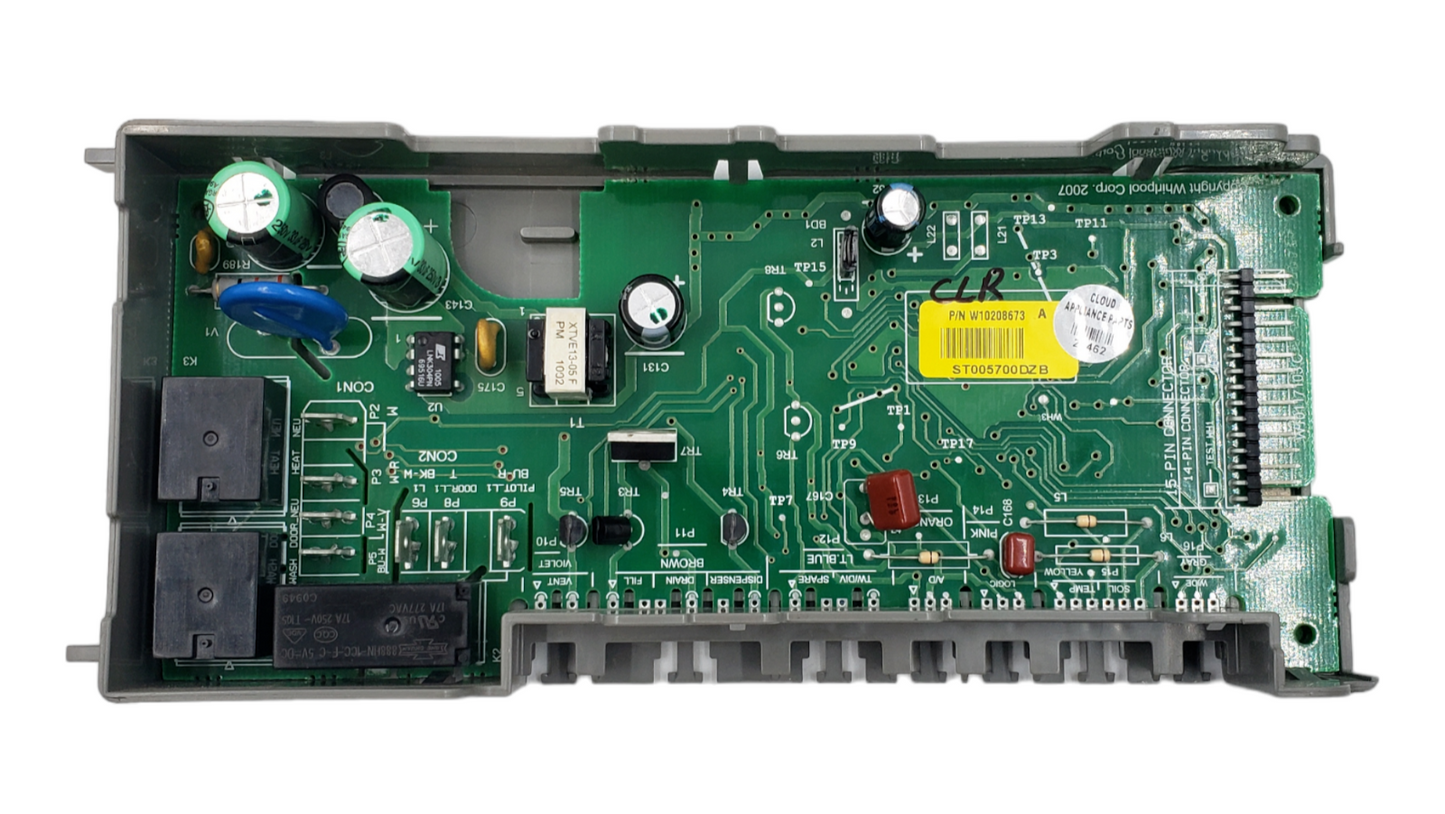 Genuine Whirlpool Dishwasher C. Board W10208673 Same Day Ship & 60 Days Warranty