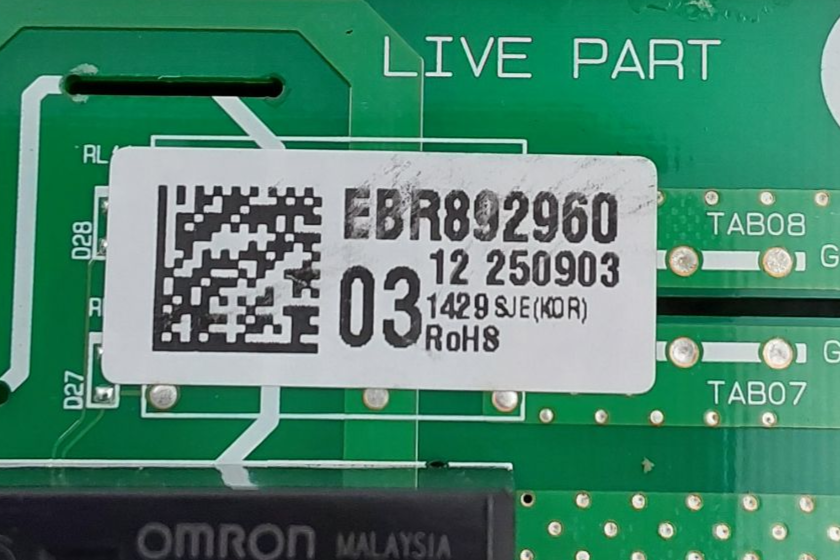 LG New Range Control Board EBR89296003 ***Same Day Shipping & 60 Days Warranty**