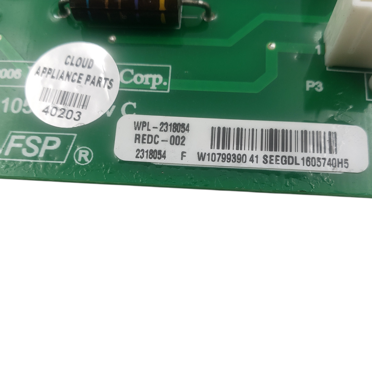 Whirlpool OEM Fridge Control Board W10799390 **Same Day Ship & 60 Days Warranty*