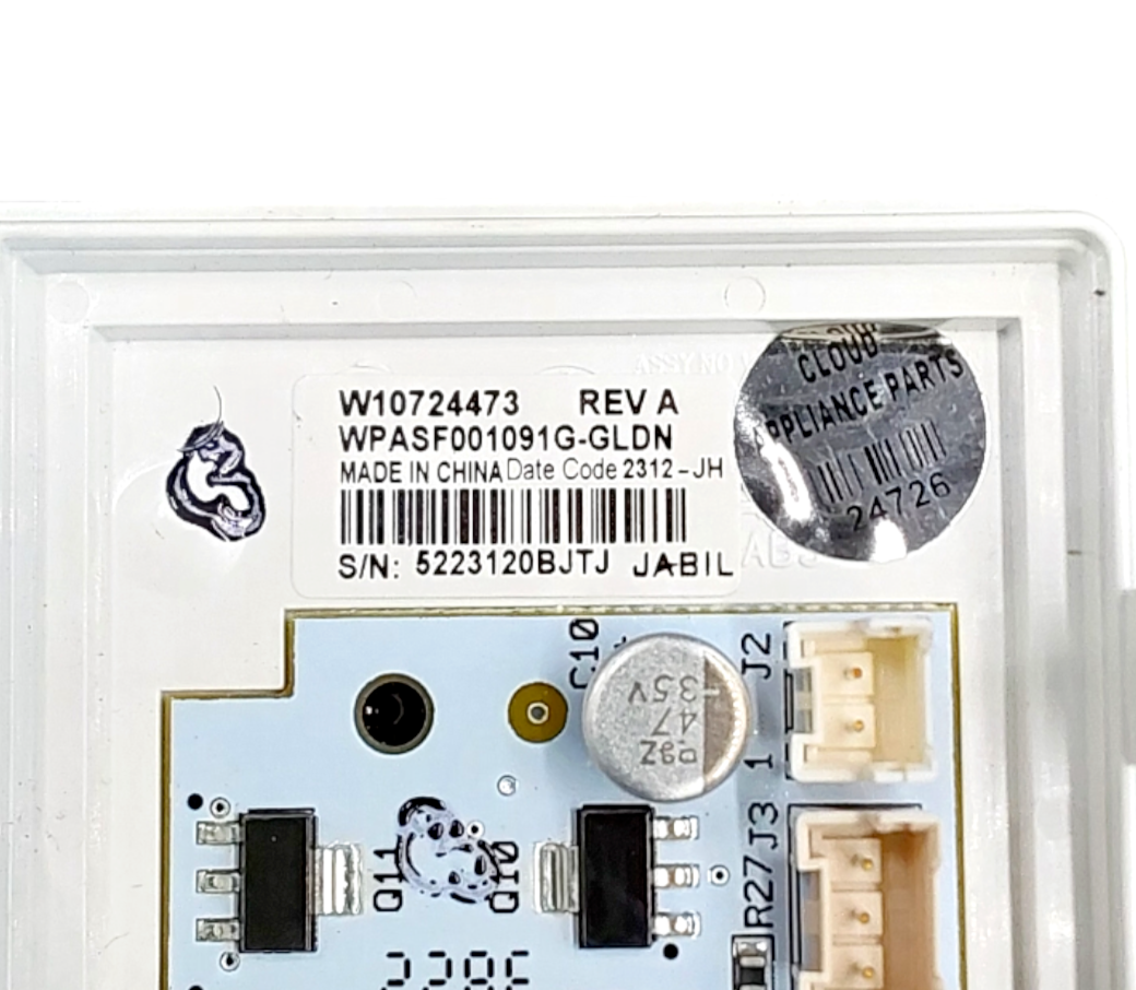Whirlpool OEM Fridge LED Control Board W10724473 Same Day Ship & 60 Day Warranty