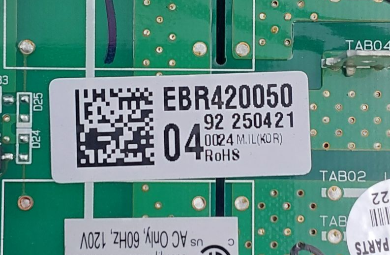 LG New Range Control Board EBR42005004 ***Same Day Shipping & 60 Days Warranty**