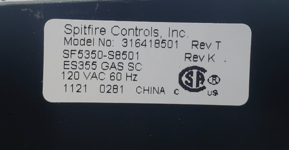 Genuine Frigidaire Range Control 316418501 Same Day Shipping & 60 Days Warranty*