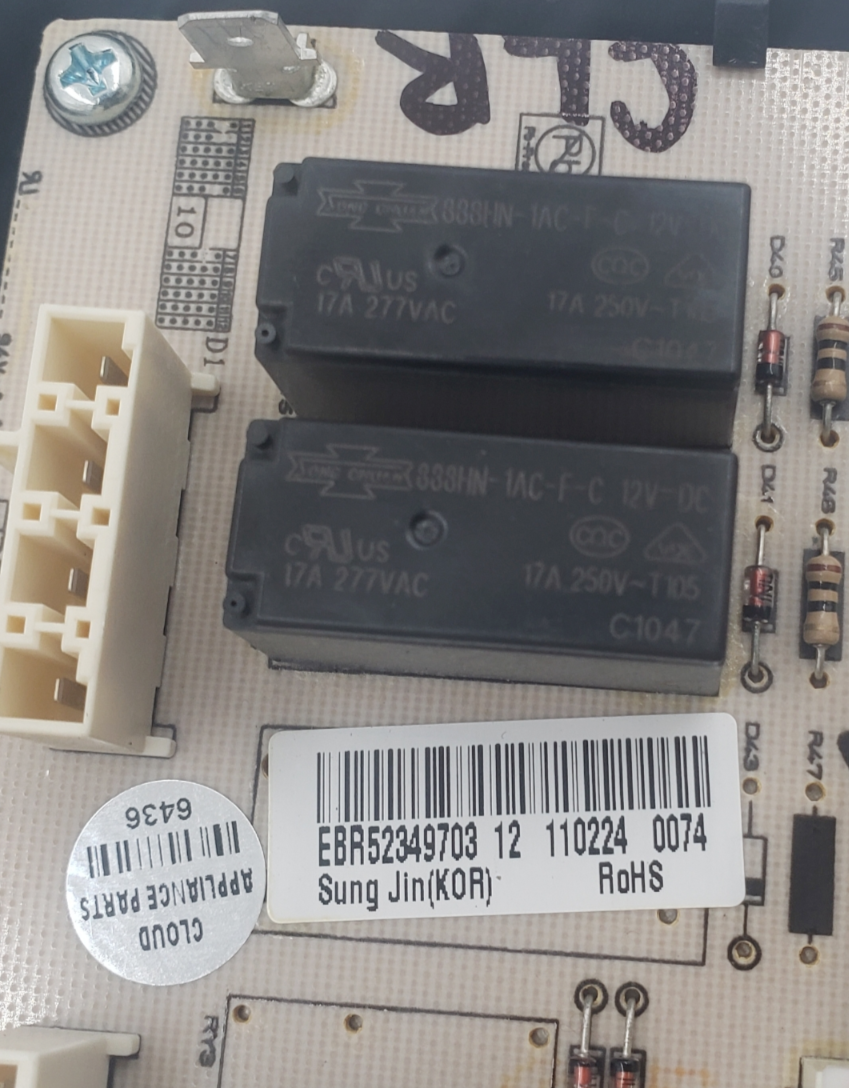 Genuine LG Range Oven Control Board EBR52349504 Same Day Ship & 60 Days Warranty