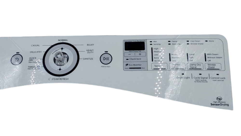 Genuine Whirlpool Dryer Control Panel W10553780 Same Day Ship & 60 Days Warranty
