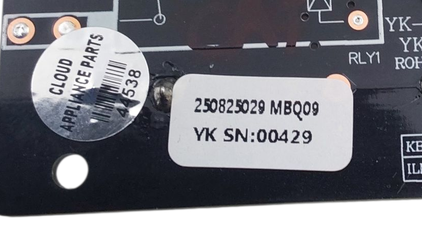 Danby New Range Control Board 250825029 **Same Day Shipping & 60 Days Warranty**